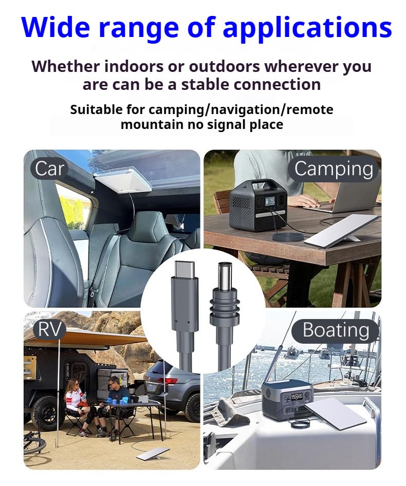 Starlink Mini Power Cable 3.3FT USB-C to DC5521