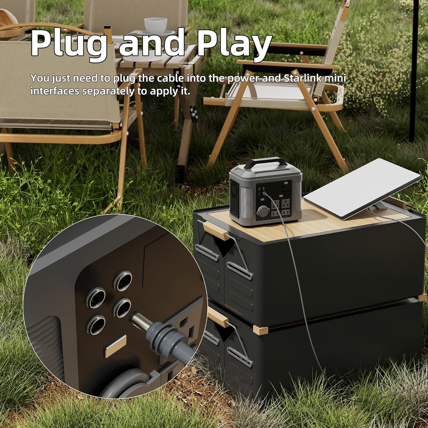 Starlink Power Cable 5521 DC to DC Power Cord 10M/33FT