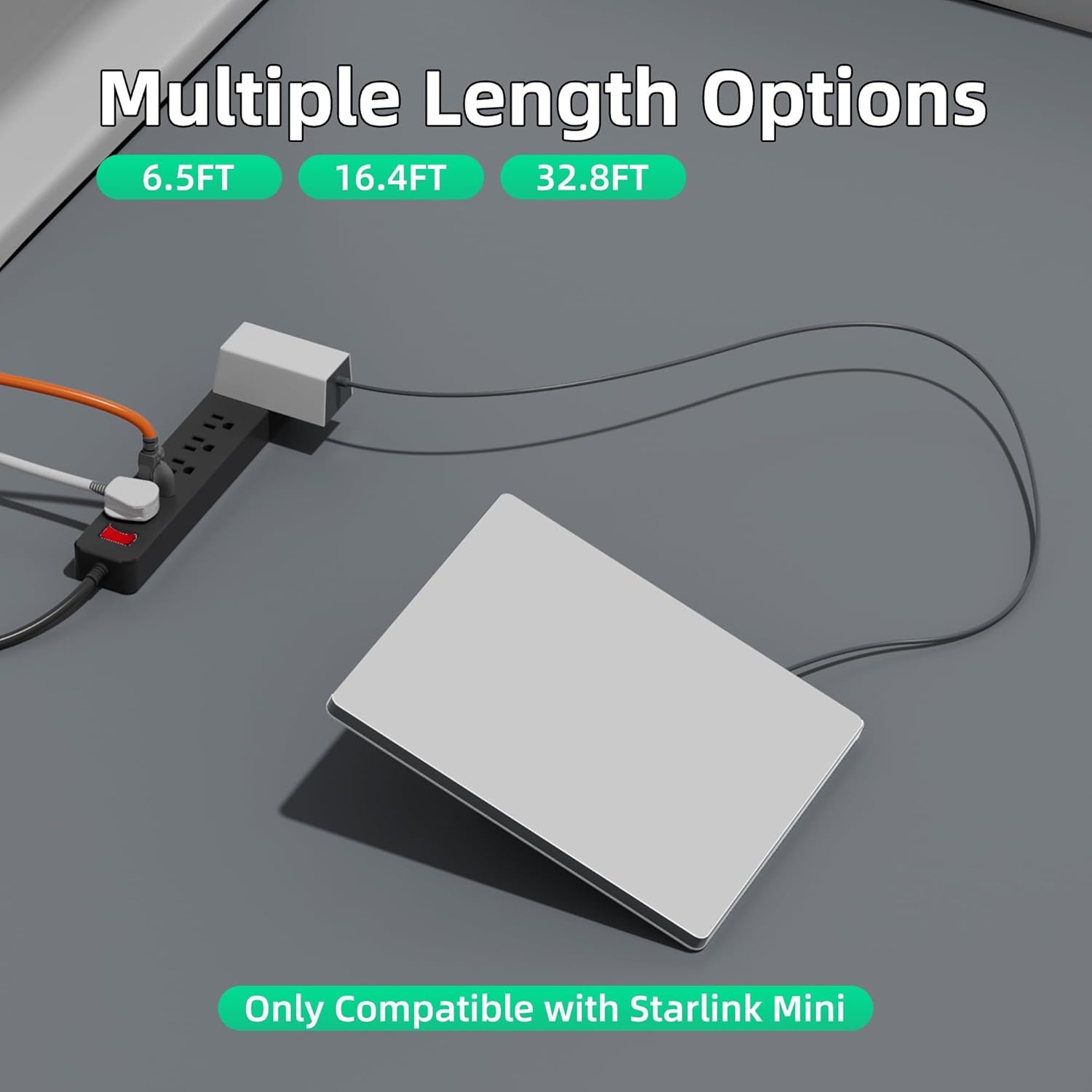Starlink Power Cable 5521 DC to DC Power Cord 65.5FT/20M