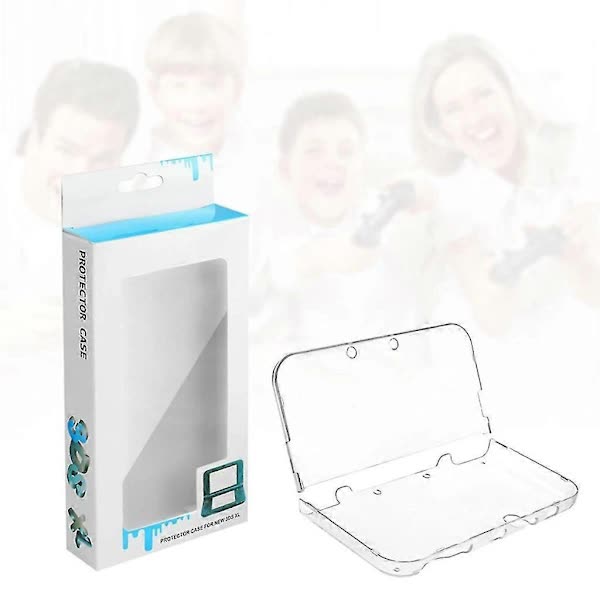 Anti-Fall Transparent Game PC Case Protection Shell Compatible with New 3DS XL Console