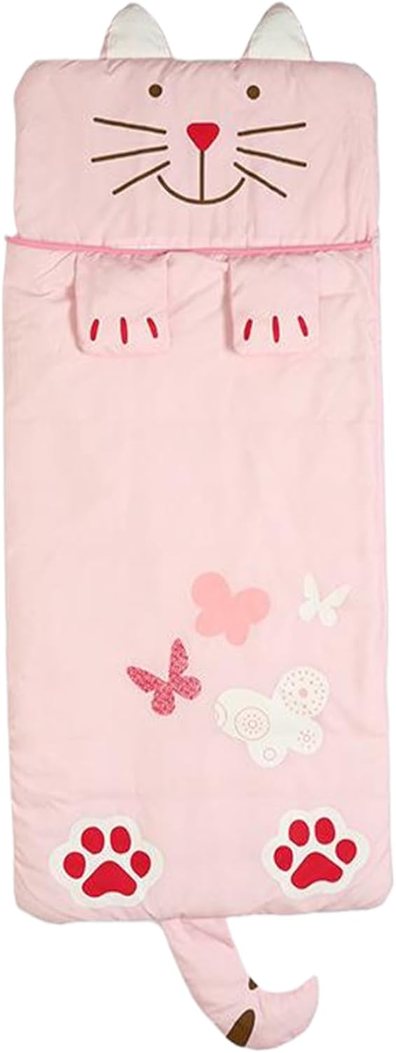 Sleeping bag for children, cozy cartoon design for boys and girls