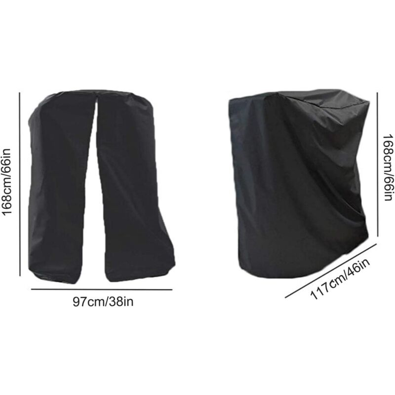 Treadmill Cover Foldable Treadmill Cover with Zipper, Dustproof Protection for Exercise Equipment Treadmill for Exercise 46 x 38 x