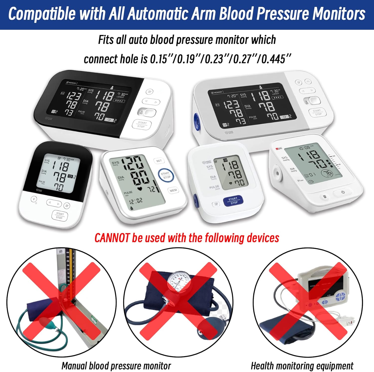 Omron 9201d-21201d XL Blood Pressure Cuff 22-52 cm Gray Adult Compatible