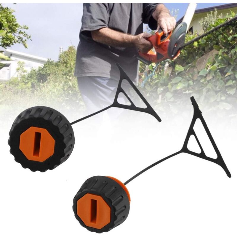 2 pcs Fuel Tank Cap Fits ST 020 023 024 025 026 028 034 036 038 048 Chainsaw Accessories