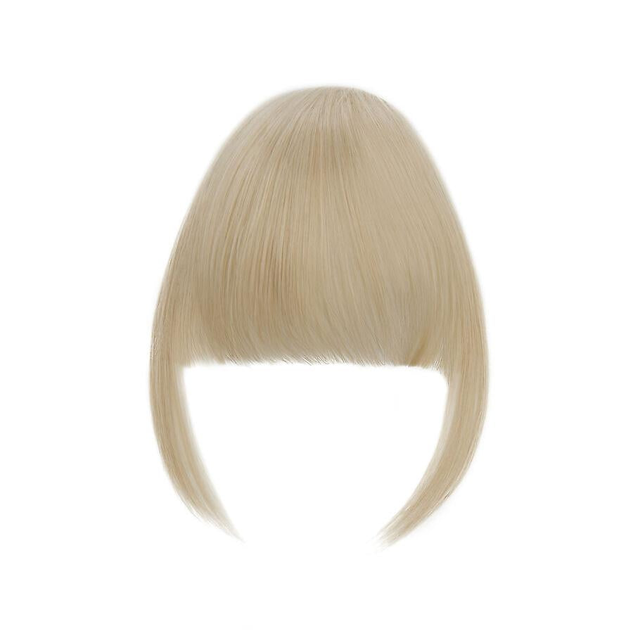 Clip In Hair Bangs Extensions French Bangs 28cm Blonde Bleachblonde Hair Pieces