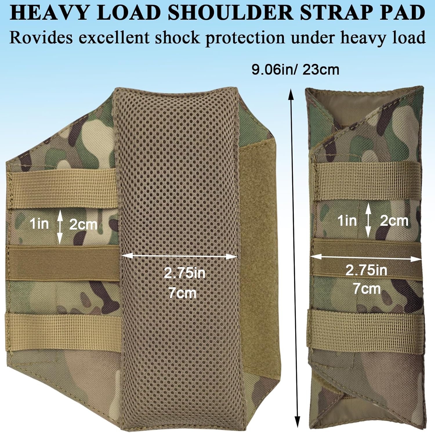 Soft Long Shoulder Strap Pad, Removable & Breathable & Thick Backpack Strap Pads for Bag Strap