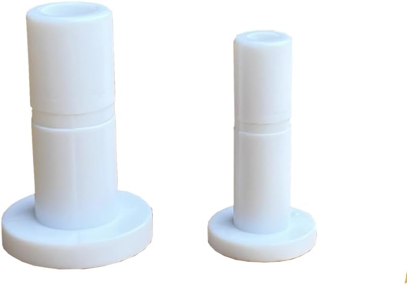 2 Size 1/4'' and 3/8'' Plug End Cap for RO System Reverse Osmosis Water Line Fittings Quick Connect Fitting Prevent Leak (Fits 1/4“ and 3/8'' both in 10 Piece), White, ROPF-W101438