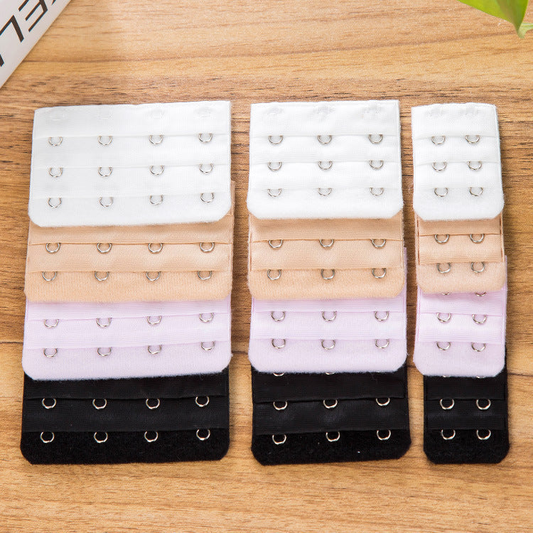 Bra Extender 2 Hooks 3 Hooks 4 Hooks 12-Pack Black White Beige Pink Bra Strap Extensions