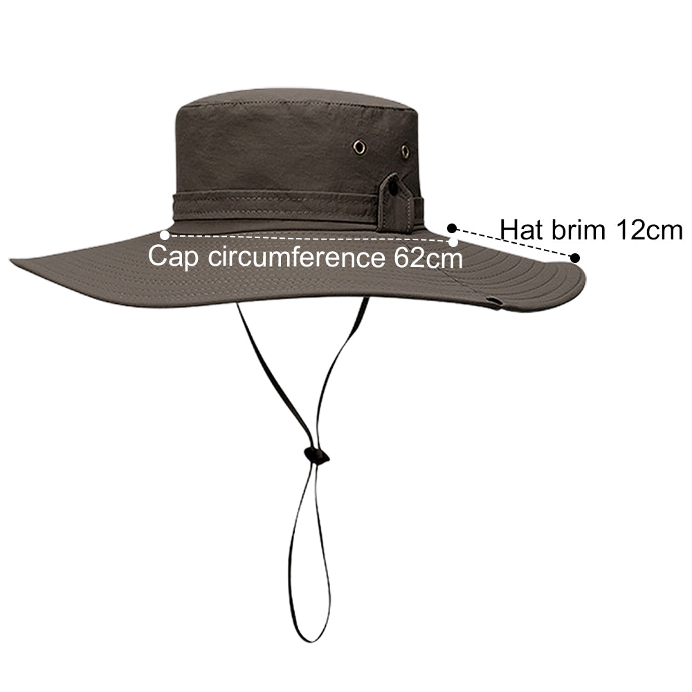 UV Protection Sun Hats for Hiking and Safari, Wide Brim Cap
