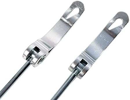 MTB Quick Release Skewer 145mm/180mm Front Rear Wheel Hub Axle QR Clamp Bolt Lever Pair Silver Compatible with Mountain and Road Bike