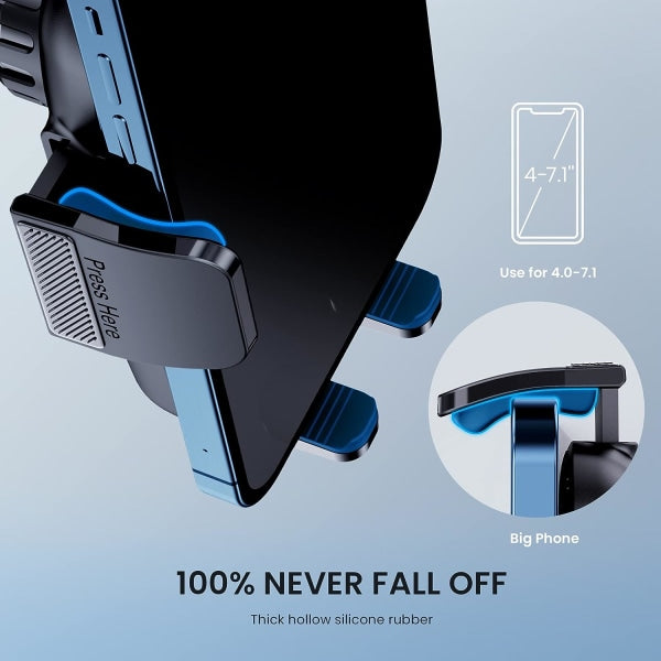 Universal Car Phone Holder with Military Suction Cup, 360° Rotation, Dashboard Mount for GPS \u0026 Phones