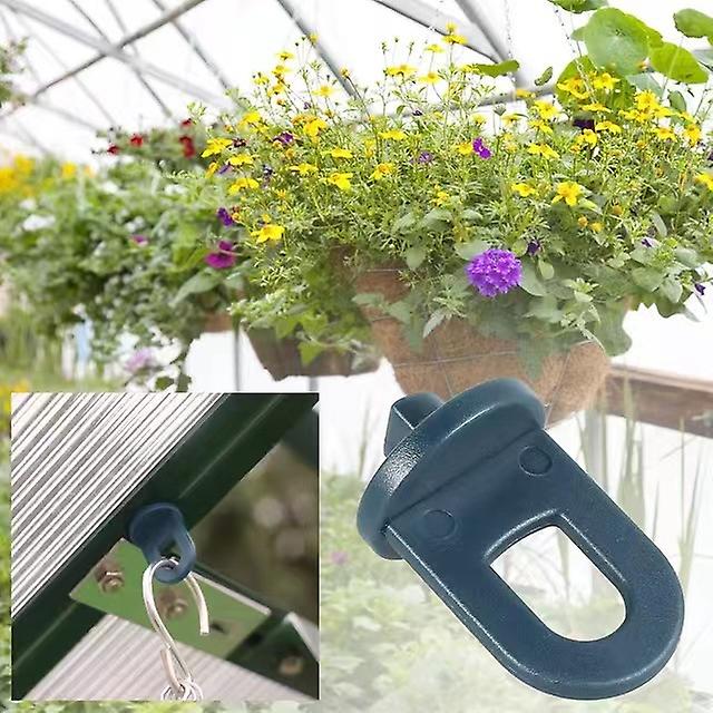 Greenhouse Clamps Set of 50 Max Grey XXL with Extra Strong Grip Eyelets Trellis Plant Holder Compatible with Garden Accessories