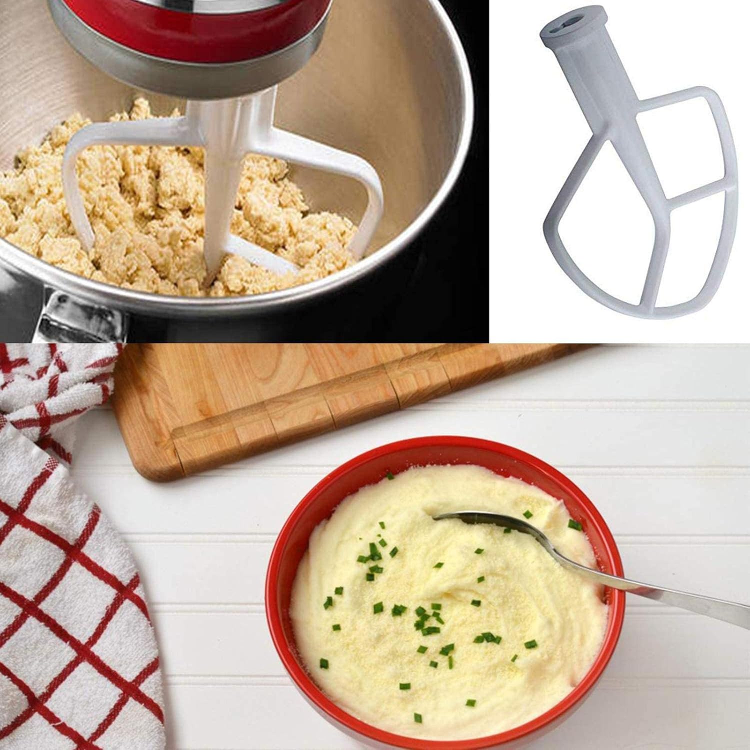 K45B Coated Flat Beater Compatible with KitchenAid 4.5L Mixer