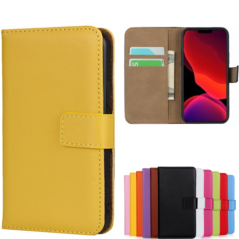 iPhone 13 Wallet Case Yellow, Compatible with Apple iPhone 13 Max