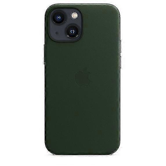 iPhone 13 Mini Leather Case with Magsafe Sequoia Green Maximum Protection