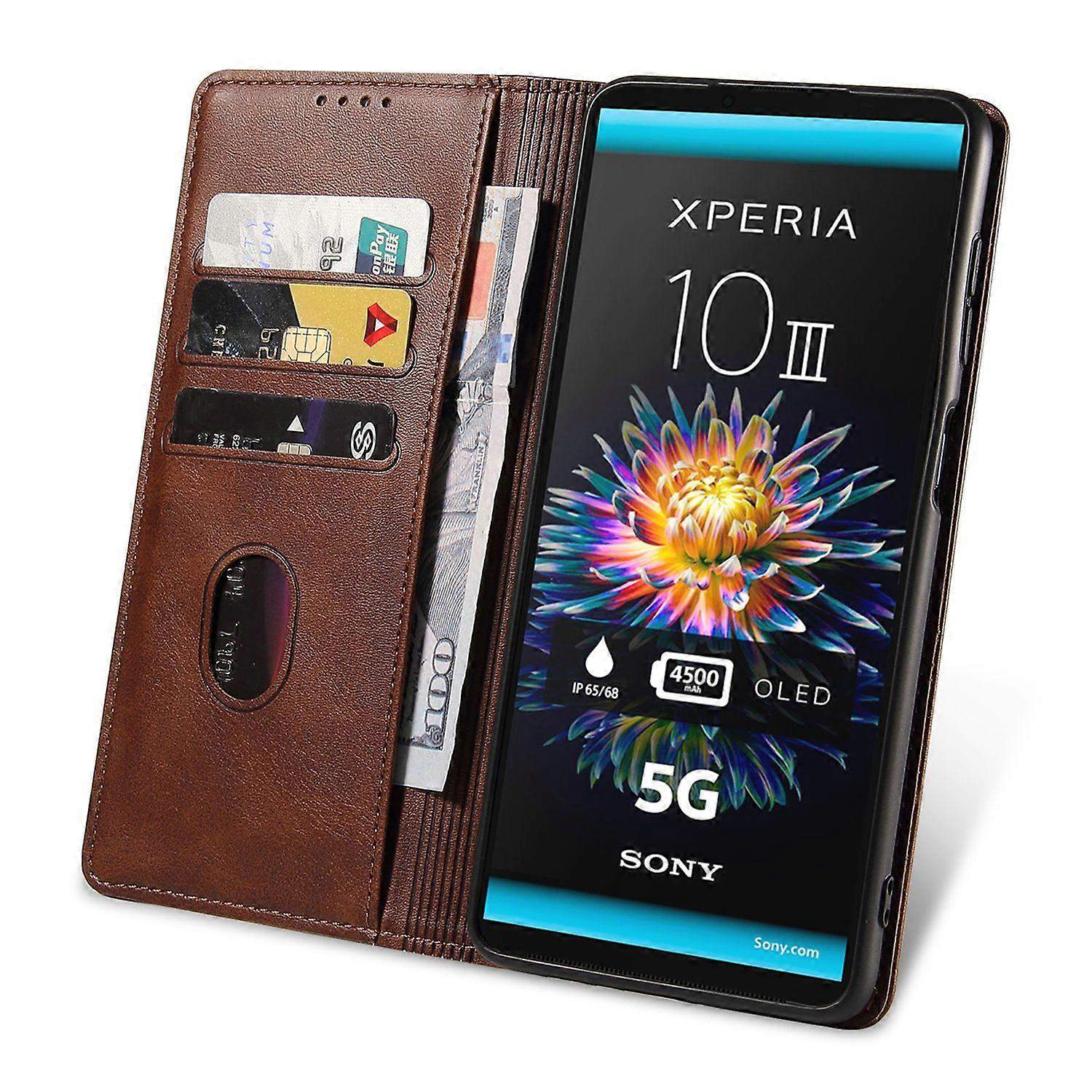 Compatible with Sony Xperia 10 III 5G Mobile Case - Perfect Brown-max Brown