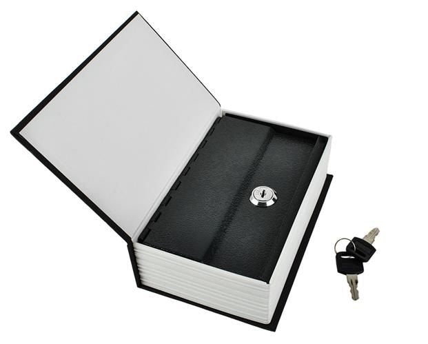Hidden safe | Book safe with lock black black_max black