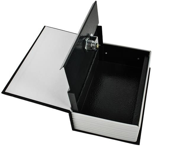 Hidden safe | Book safe with lock black black_max black
