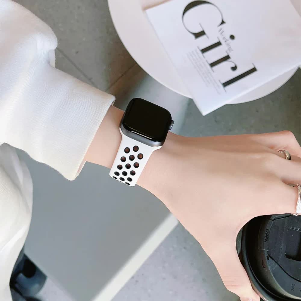 Compatible with Apple Watch Band Ultra 2, Series 9/8/7/6/5/4/3/SE, 45mm 49mm 44mm 40mm 41mm 42mm, Black Pink, 15 Pack