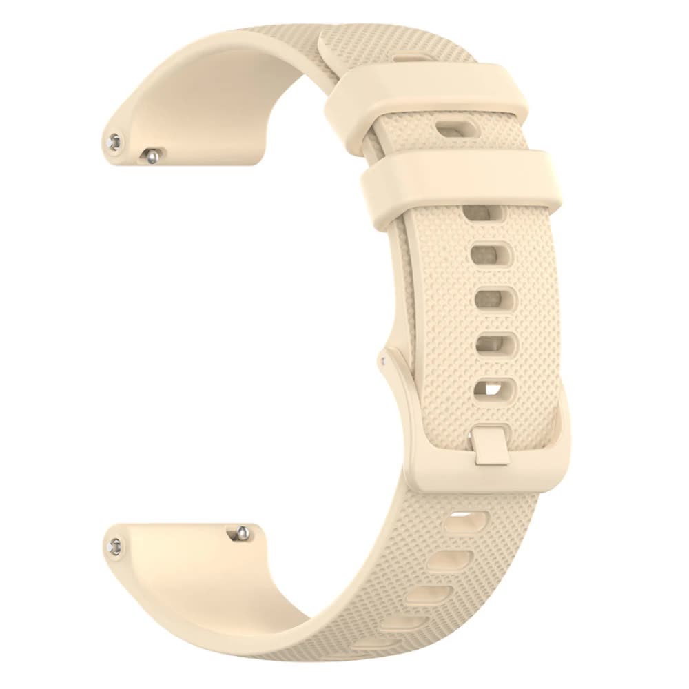 20 22mm Silicone Strap for Garmin Venu 3 Band Forerunner 265 255 245 Music Vivoactive 4 Band for Garmin Venu Sq 2 Plus Bracelet Beige 20mm