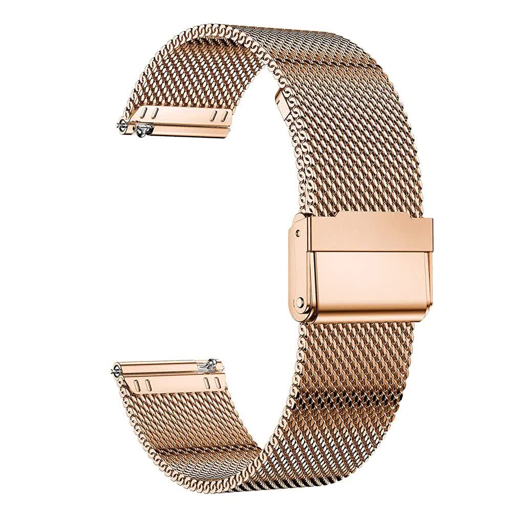 Compatible with Samsung Galaxy Watch 4 5 6 Bracelet Case 40mm 44mm Mesh Loop Stainless Steel Bracelet Bling Case Gold Set Galaxy Watch 5 44mm