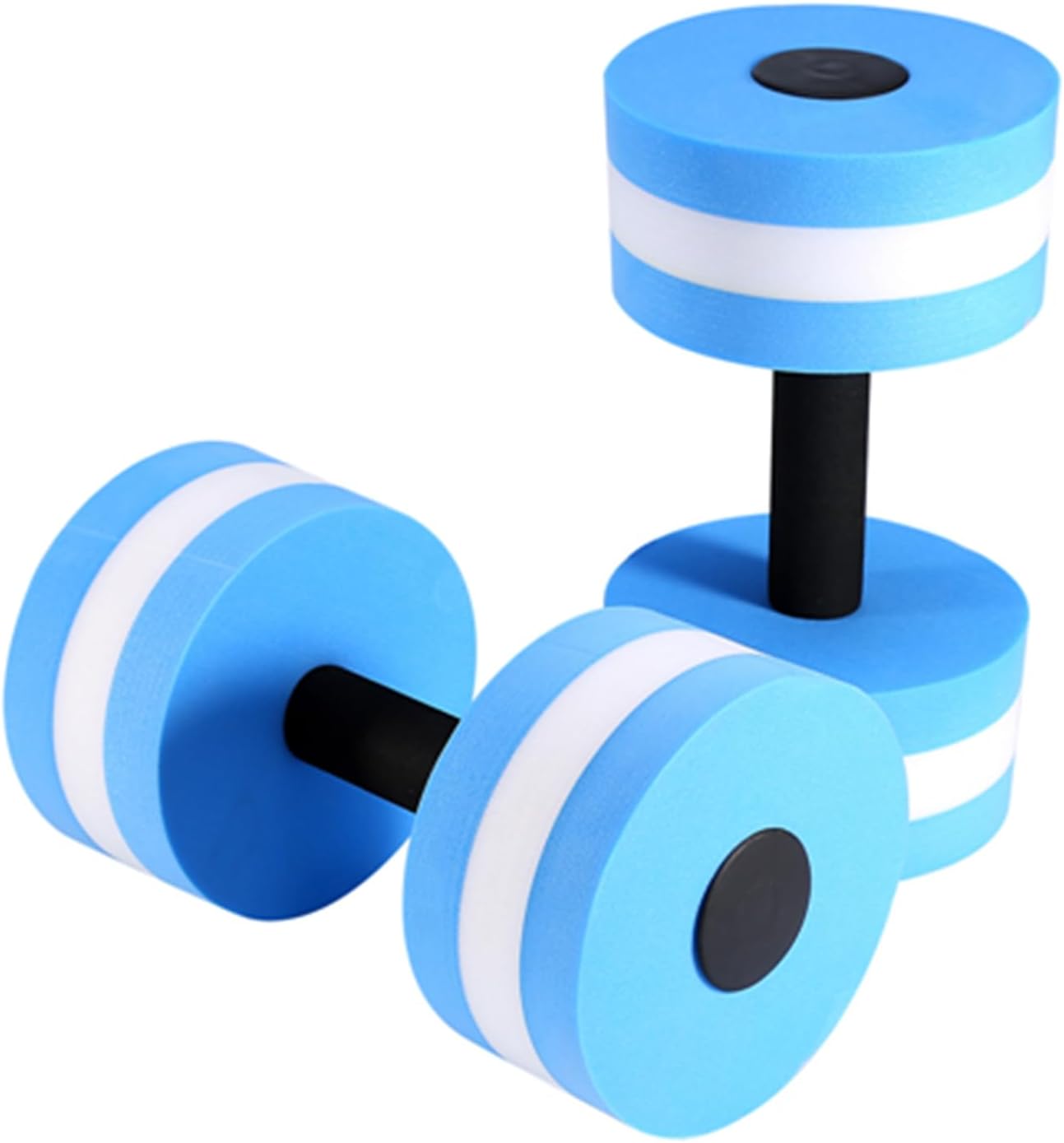 Water Dumbbells Set, 2PCS Water Dumbbells Pool Resistance Water Fitness Equipment Foam Dumbbell Water Aerobics Fitness Equipment