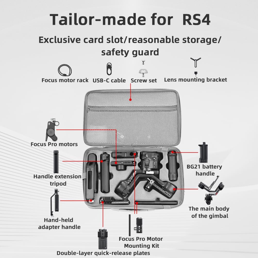 Bag for DJI 4 Gimbal Stabilizer, Compact Travel Case