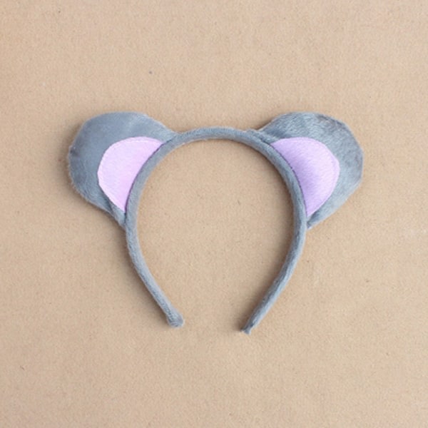 Compatible with Oral-B 3 pcs Animal Costume Set Cute Mouse Ears Headband Bows Long Tail for Children Adult