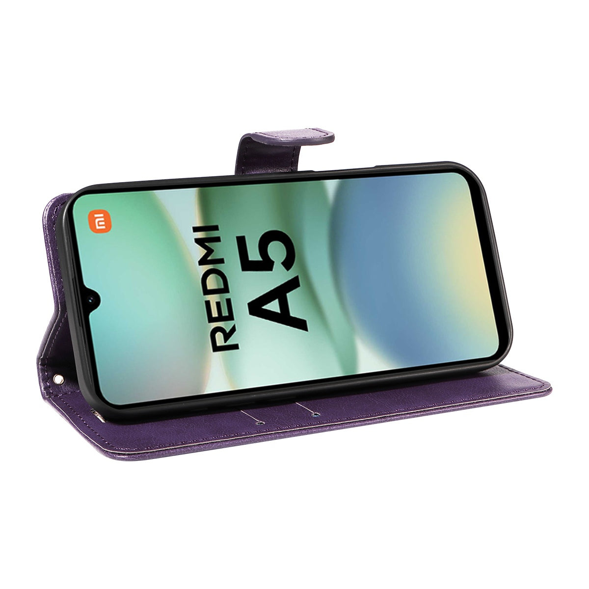 SKALO Xiaomi Redmi A5 4G PU Leather Wallet Case - More Colors_MGF Purple