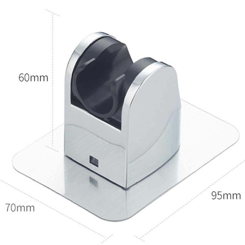 Adjustable Shower Head Holder, Self-Adhesive Handheld Shower Holder with 3M Sticker, Reusable, Durable, Waterproof, Wall Mount for Bathroom