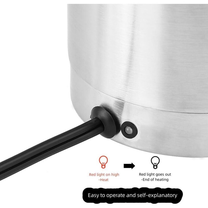 750Ml Portable Stainless Steel Electric Travel Kettle, 12V Car Cigarette Lighter, Electric Travel Mug Heating Kettle