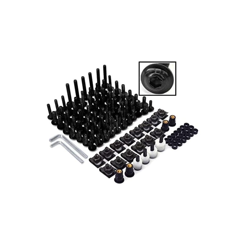 Motorcycle Fairing Screws,Universal Motorcycle Bodywork Screws Fairing Kits Bolts Aluminum Alloy For Most Sport Bikes