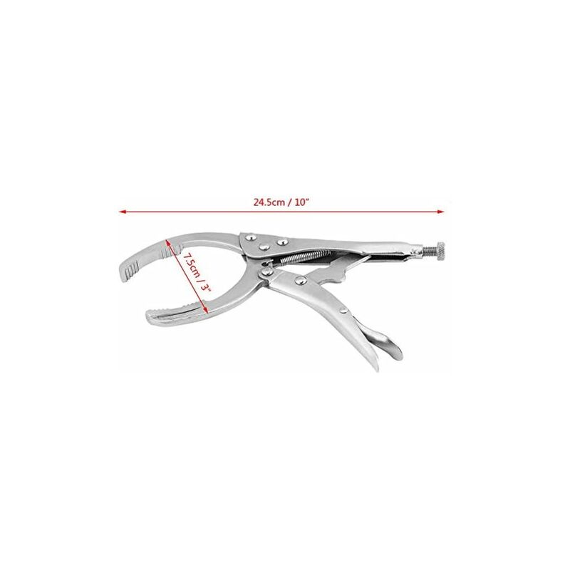 10Inch Oil Filter Pliers, Adjustable Car Oil Filter Wrench Removal Tool