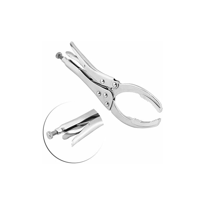 10Inch Oil Filter Pliers, Adjustable Car Oil Filter Wrench Removal Tool