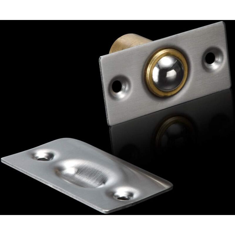 Door Ball Catch, Adjustable Ball Lock Stainless Steel Door Ball Lock Home Kitchen Cupboard Wardrobe Door Cabinet Closet