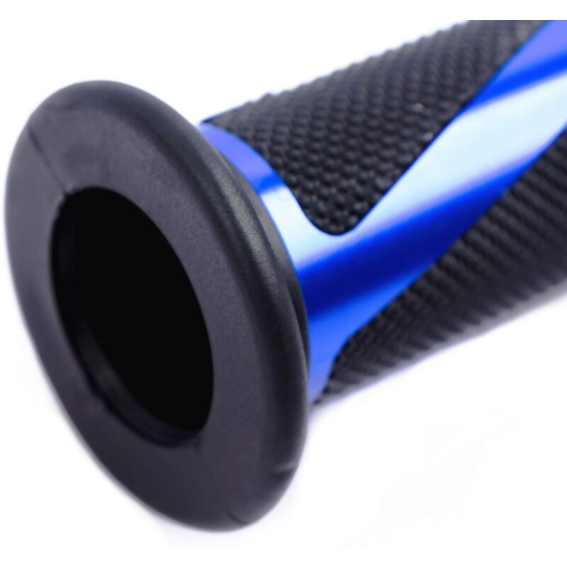 2 pcs Motorcycle Handlebar Grips 22Mm 7/8" Rubber Anti-Slip Universal For Motorcycle Scooter Quad Cruiser Off ROad