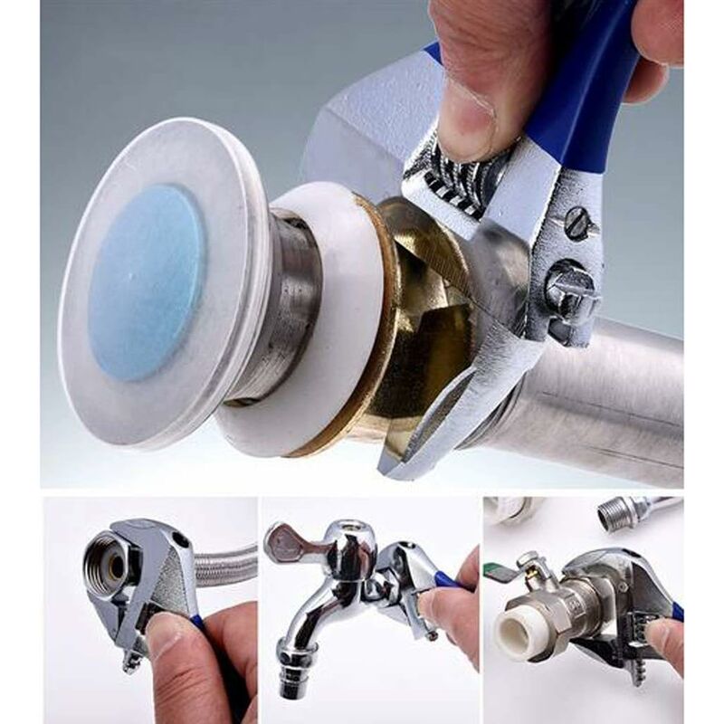 Adjustable Wrench, Wide Opening Adjustable Wrench With Short Handle, Pipe Pliers, Adjustable Wrench (4")