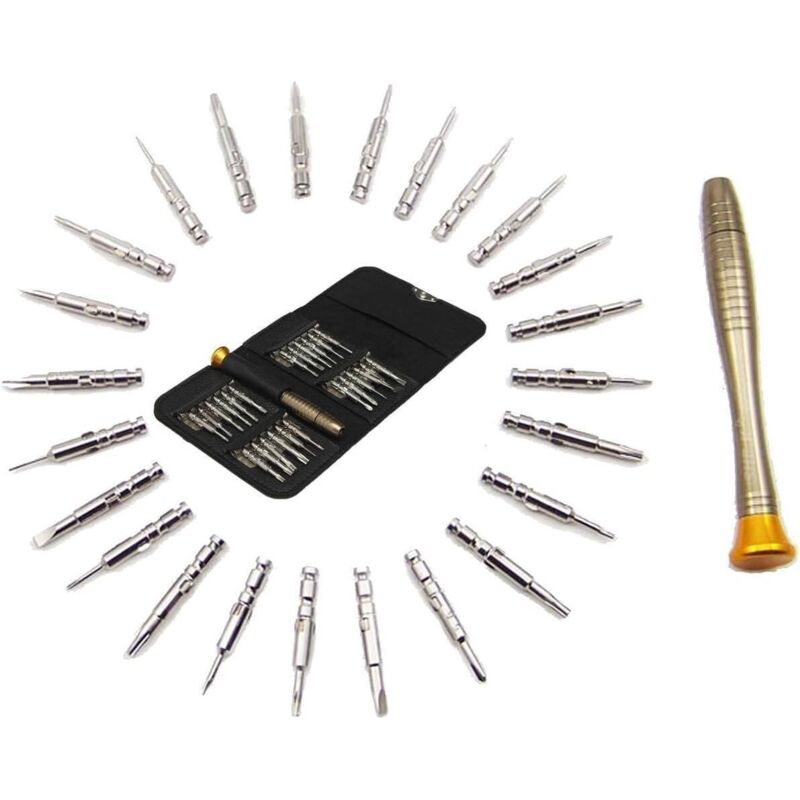 25 pcs Screwdriver Set Portable Precision Screwdriver Repair Tools Kit For Iphone, Computer, Toys, Glasses, Watches Etc