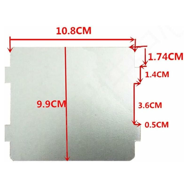 2 pcs Microwave Oven Parts Mica Accessories Super Thick Heat Insulation Pad Waveguide Cover For Frigidaire