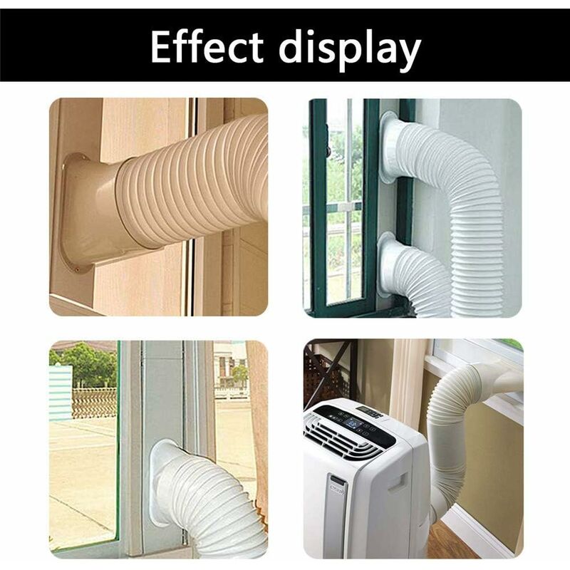 Universal Air Conditioner Window Adapter Exhaust Duct Interface Window Adapter Tube Connector For Portable Air