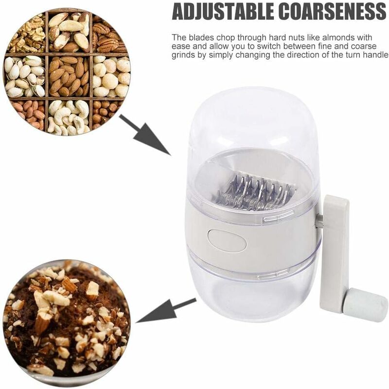 Manual Nut Grinder, Nut Chopper With Non-Slip Base, Multifunctional Dried Fruit Crusher, Peanut Crusher, Sesame Nut