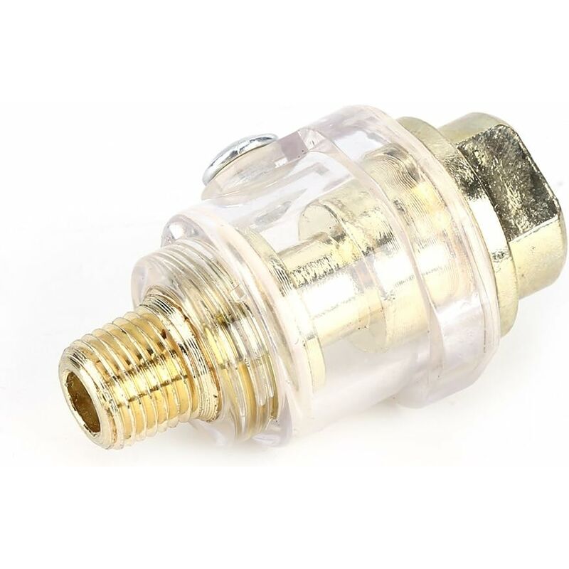 1/4'' Bsp Mini In-Line Oil Lubricator Air Tool Oil Lubricator Oiler Compressor Hose Automatic Lubrication For Pneumatic