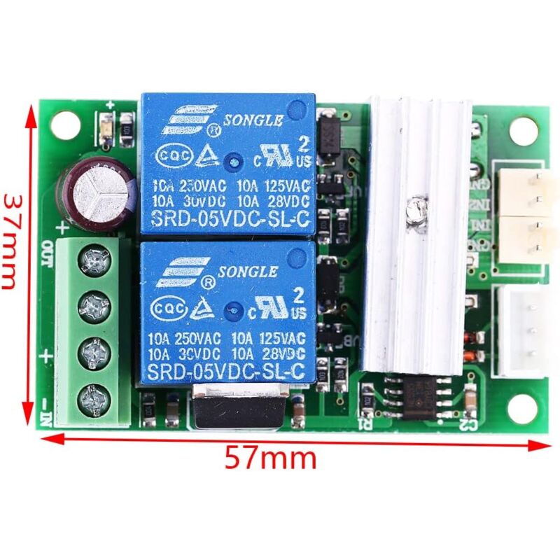 Speed Regulator 12V,Dc Motor Speed Controller (Pwm) Adjustable Reversible Switch Dc Speed, 6V 12V 24V Dc Motor Inverter
