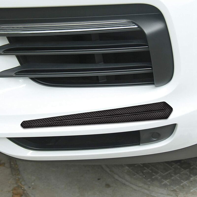 2 pcs Car Bumper Protector Strips, Universal Car Sticker Bumper Protection Front Rear Edge Anti-Collision Strip
