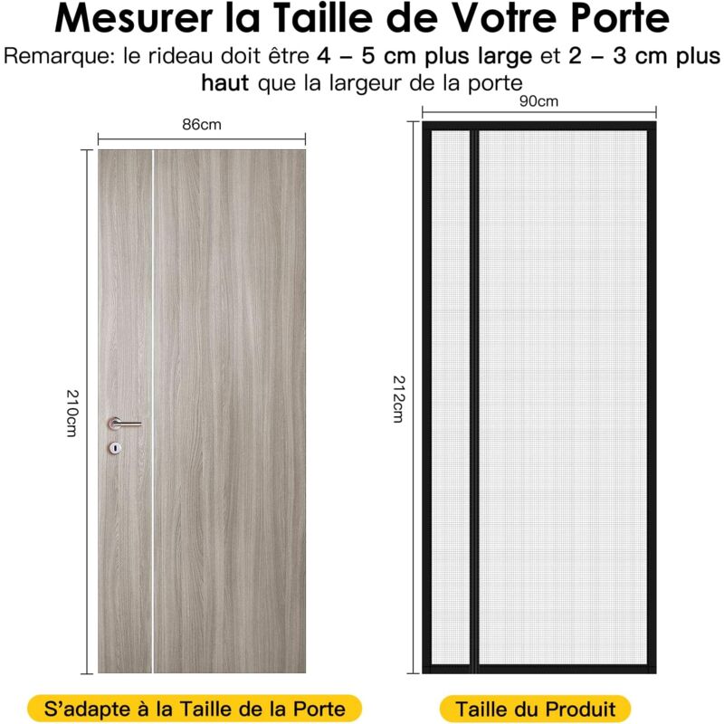 Magnetic Mosquito Net For Doors, Windows, Sliding Doors, Swing Doors, ROlling Doors, Caravans, Balconies, Motorhomes