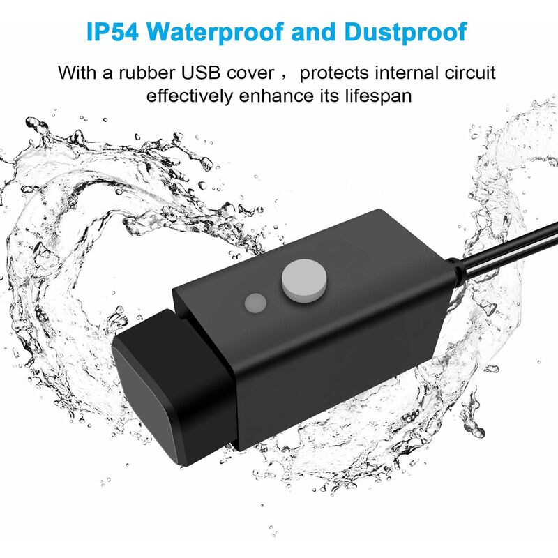 Waterproof Motorcycle Usb Charger With Switch 5V Dual Ports