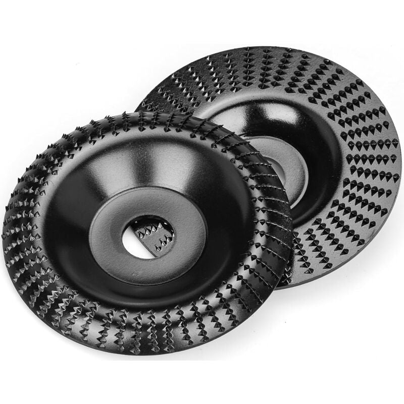 2 Pieces Wood Discs For Angle Grinder Ø 125 Mm X 22.2 Mm, Fast Cutting Wood Grinder And Sanding Discs For Angle