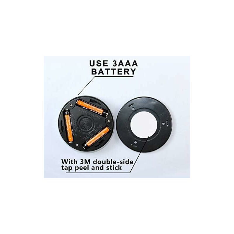 Wireless LED Motion Sensor Light For Closet, Stairs, Hallway, Kitchen, Bedroom (6 pcs) (Silver Shell (White Light)