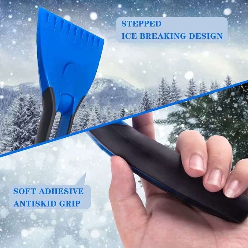 2 Pieces Frost Scraper Windshield, Strong And Durable Ice Scraper, Snow Scrapers For Car, With Non-Slip Handle For Car