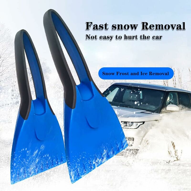 2 Pieces Frost Scraper Windshield, Strong And Durable Ice Scraper, Snow Scrapers For Car, With Non-Slip Handle For Car
